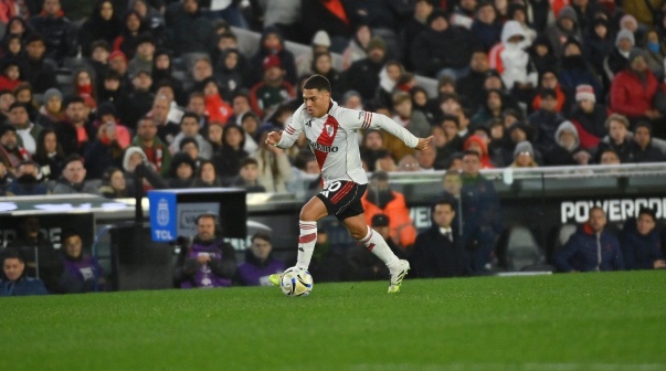 Juanfer Quintero en River vs. San Lorenzo Fecha 3 Torneo Clausura 2025