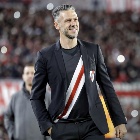 River Plate vs Sarmiento de Junin. Fecha 8 Liga Profesional. Futbol Argentina. Primera División. 28/7/2024