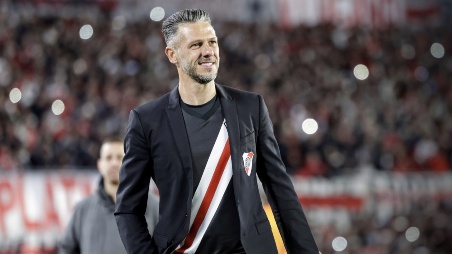 River Plate vs Sarmiento de Junin. Fecha 8 Liga Profesional. Futbol Argentina. Primera División. 28/7/2024