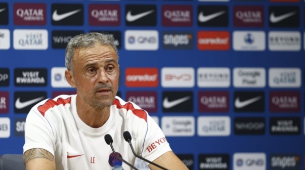 Luis Enrique en conferencia de prensa