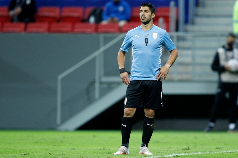 BRASÍLIA-DF, , 18.06.2021 - Luis Suárez do Uruguai durante a partida entre Argentina e Uruguai, pela 2ª rodada do Grupo A da Copa America 2021 no Estádio Mane Garrincha nesta sexta-feria 18. Foto: Adalberto Marques/DiaEsportivo/FotoBaires - Argentina-COPA-AMÃ‰RICA-2021