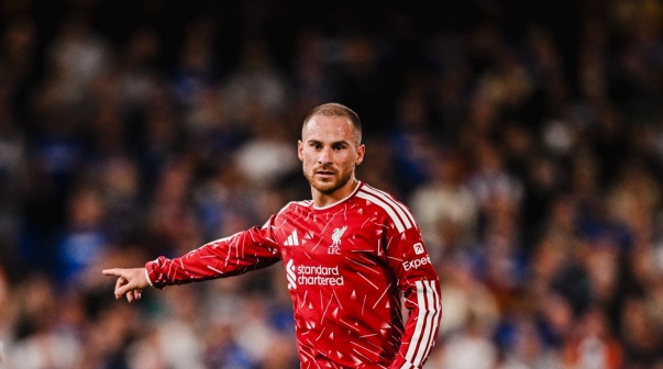 Alexis Mac Allister en Ipswich Town vs. Liverpool