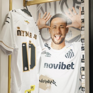 Neymar camiseta Santos