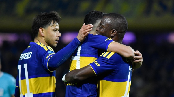 Enner Valencia. Boca Juniors vs Central Cordoba. Fecha 9 Torneo Clausura Liga Profesional Argentina.