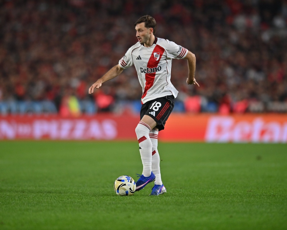Matías Viña en River vs. Rosario Central