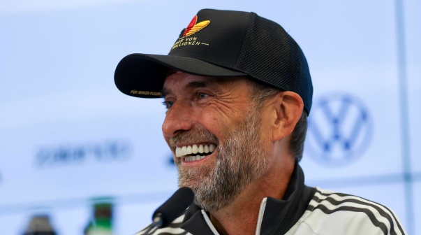 Jürgen Klopp en conferencia de prensa previa a sus primeros encuentros al mando de la Selección de Alemania