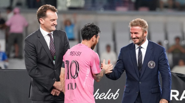 Messi y Beckham