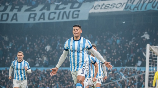 Marcos Rojo en Racing vs. Boca Torneo Clausura 2026