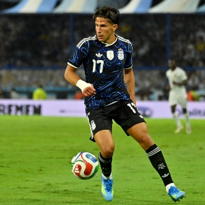 Giuliano Simeone. Amistoso Selección Argentina vs Mauritania.