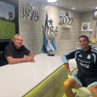 Chiqui Tapia y Scaloni, reunidos en AFA