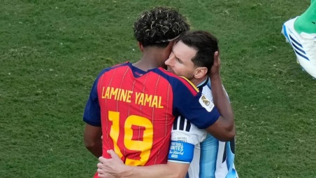 Lamine Yamal habló sobre su encuentro con Messi en la final del Mundial