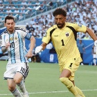 Lionel Messi y Vozinha en el partido Argentina vs. Cabo Verde en el Mundial 2026