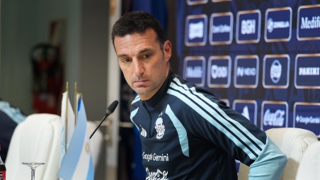 Conferencia de Prensa de Lionel Scaloni.
Foto: FOTOBAIRES