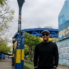 Felipe Melo visitó la Bombonera