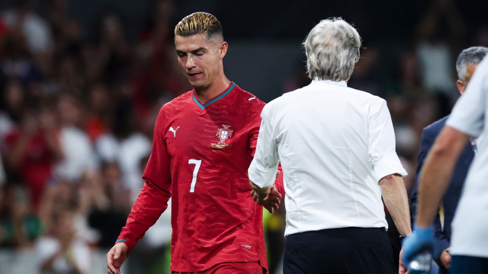Cristiano Ronaldo y Jorge Jesus