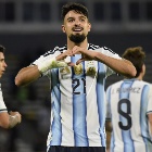 Flaco López en Argentina vs Bolivia Amistoso