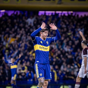 Toto Belmonte en Boca vs. Lanús
