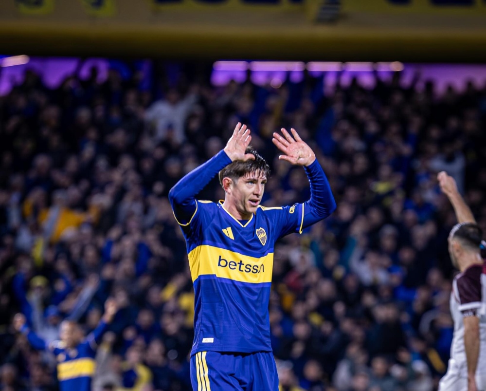 Toto Belmonte en Boca vs. Lanús