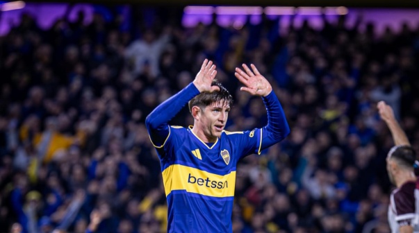 Toto Belmonte en Boca vs. Lanús