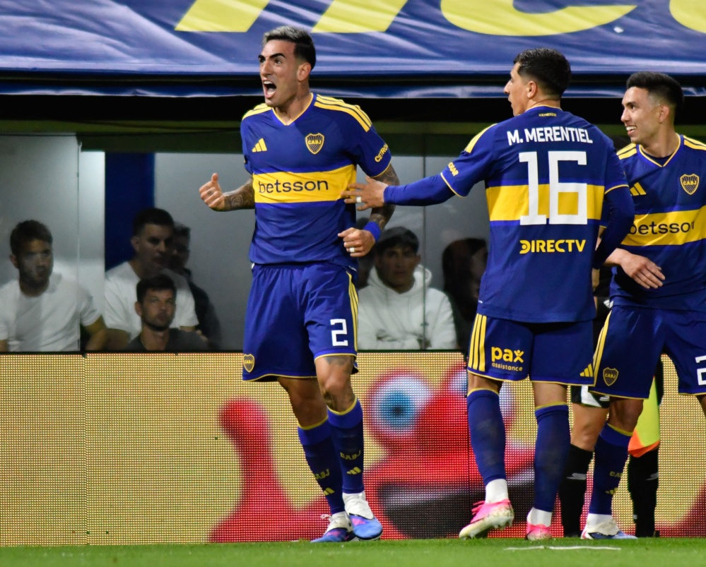 Lautaro Di Lollo. Boca Juniors vs Union de Santa Fe. Fecha 11 Torneo Clausura Liga Profesional Argentina.