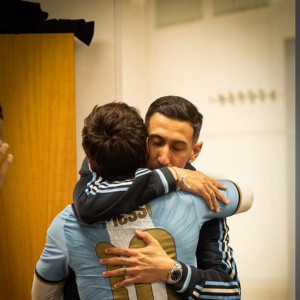 Di María y una carta emotiva a Messi tras su despedida