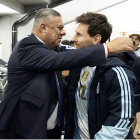 Tapia y Messi