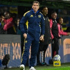 Claudio Úbeda en Boca vs Huracán Octavos de Final. Torneo Apertura. Liga Profesional.