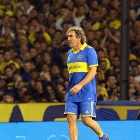 Manteca Martínez en el partido de despedida de Riquelme