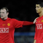 Rooney y Cristiano Ronaldo