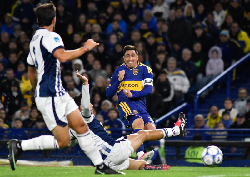 Gol de Miguel Merentiel. Boca vs Talleres de Córdoba. Fecha 13 Tornemo Clausura Liga Profesional.