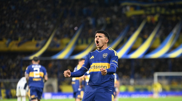 Leonel Flores. Boca vs Talleres de Córdoba. Fecha 13 Tornemo Clausura Liga Profesional.