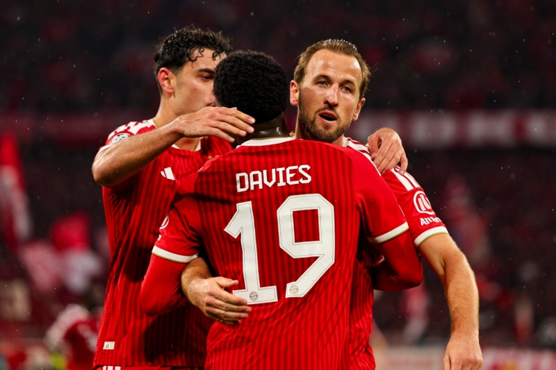 El festejo de Bayern Munich en Champions ante Arsenal&nbsp;