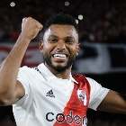 Miguel Ángel Borja en el Superclásico 2023