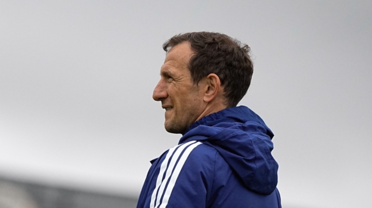 El Vasco entrenando a Boca
