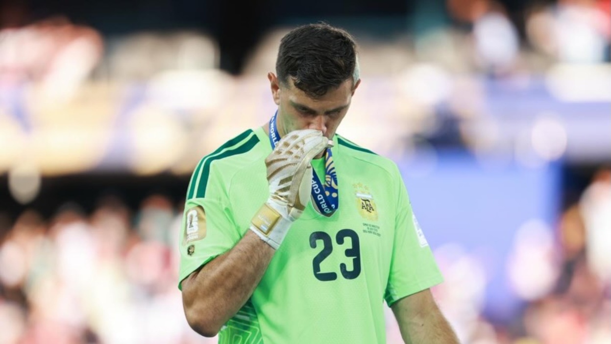 Dibu Martínez en la final del Mundial 2026