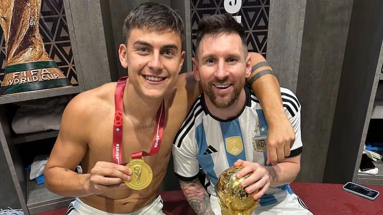Lionel Messi y Paulo Dybala